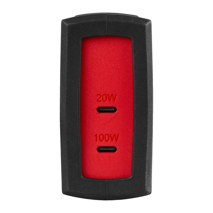 MILWAUKEE® TC-USBC100 DUBBELE USB-C ADAPTOR        100W+20W